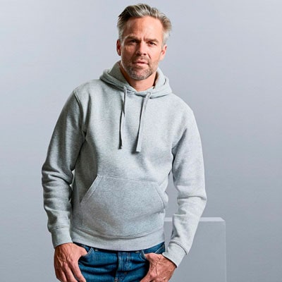 Felpa Cappuccio Russell Men's Authentic Hooded Sweat JE265M