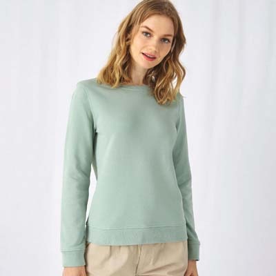 Felpa Girocollo Organic + Recycled Bec Organic Crew Neck BCWW32B
