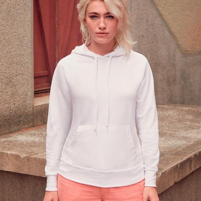 Felpa Cappuccio Donna Fruit of The Loom 621480 Leggera