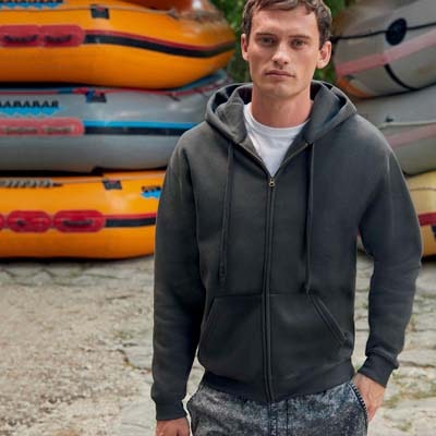 Felpa Cappuccio con Zip Fruit of The Loom 620340 Premium Hooded Sweat Jacket