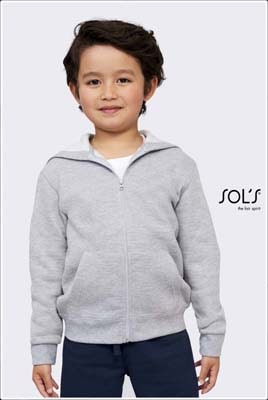 STONE KIDS - 02092 FELPA BAMBINO FULL ZIP CON CAPPUCCIO