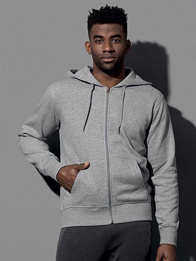 Felpa Jacket Cappuccio + Zip Stedman Active Sweatjacket ST5610