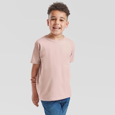 FR610230 T-shirt Kids Iconic 150 T Fruit of the Loom con Stampa Personalizzata