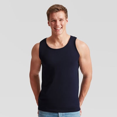 FR610980 T-shirt Valueweight Athletic Vest Fruit of the Loom | Stampa su Magliette